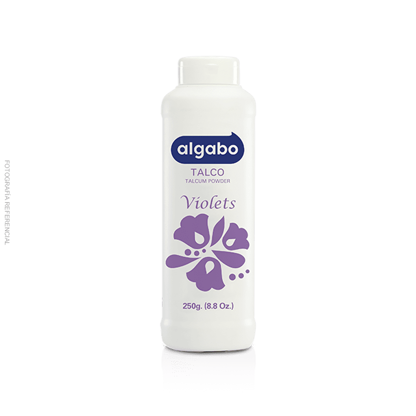 Talco Perfumado Violetas 250 grs – ALGABO – Supermercado Rofil
