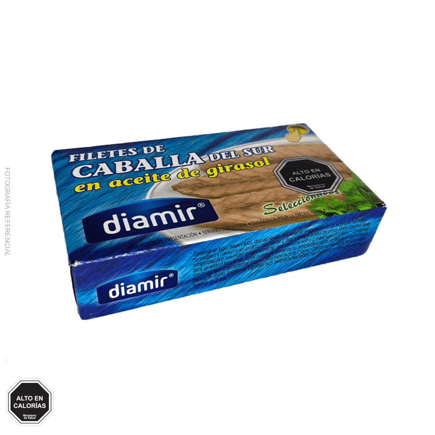 Filete de Caballa en Aceite Girasol 90 grs – DIAMIR – Supermercado Rofil